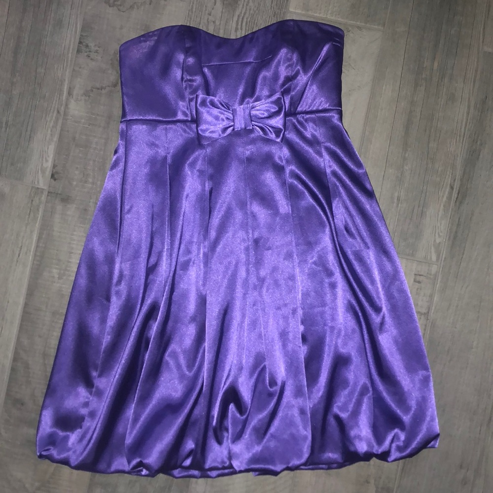 Purple homecoming dress
